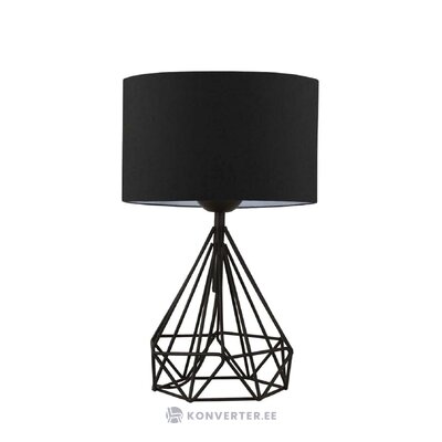 Black design table lamp julia (asir) intact