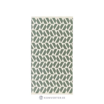 Zaļbalts rakstains paklājs (bogota) 80x150 neskarts