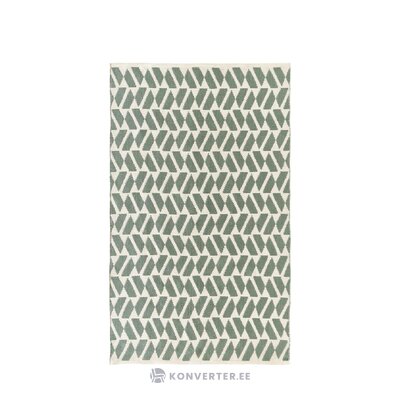 Vihreä-valkokuvioinen matto (bogota) 120x180 ehjä