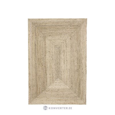 Beige jute carpet (sharmila) 160x230cm with blemishes