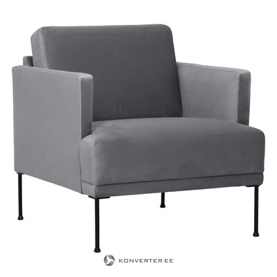 Dark gray armchair (fluente)