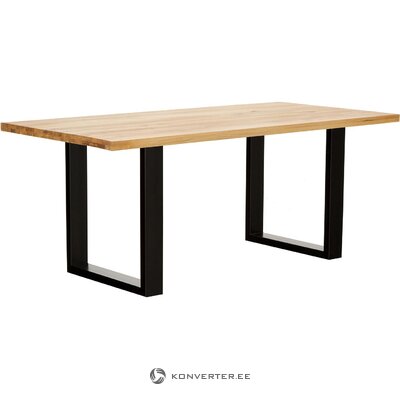 Brown-black dining table (oliver)