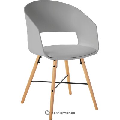 Gray-brown chair luna (interstil dänemark)