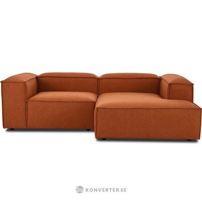 Brown modular corner sofa (Lennon) intact