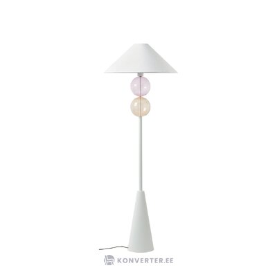White design floor lamp (aglaia) complete