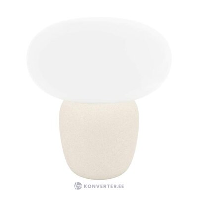 Белая дизайнерская настольная лампа cahuama (eglo) неповрежденная