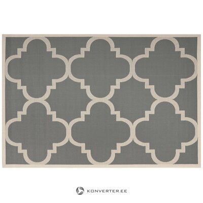 Dark gray carpet with patterned zayba (safavieh)