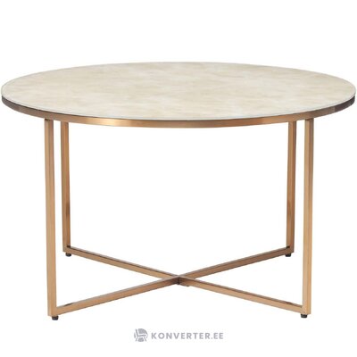 Kafijas galdiņš ar marmora imitāciju (antigva) neskarts