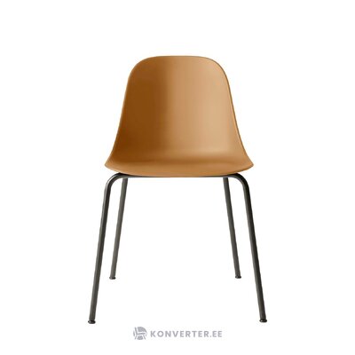 Ruda-juoda kėdžių prieplauka (meniu) nepažeista