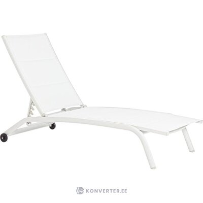 White chaise longue cleo (bizzotto) intact