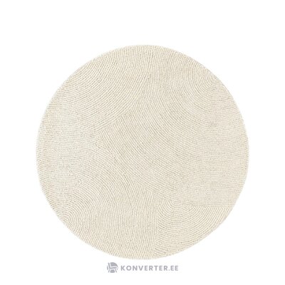 Round beige carpet (eleni)d=150 whole