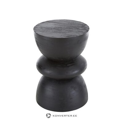 Black solid wood coffee table (benno)