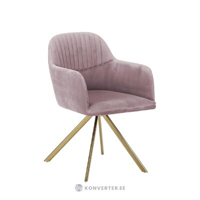 Purple swivel chair (lola) minor beauty flaw