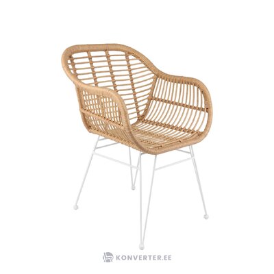 Brown-white garden chair (costa) with beauty flaws