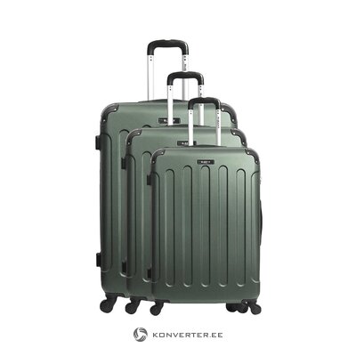 Зеленый средний чемодан madrid (bluestar)