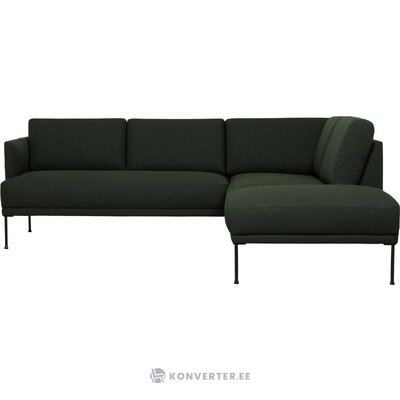 Tamsiai pilka kampinė sofa (fluente)