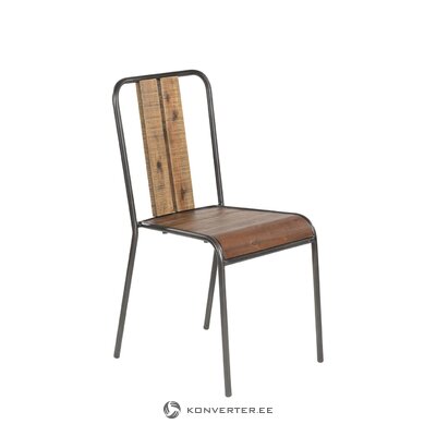 Ruskea-musta tuoli maalaismainen (pro living)