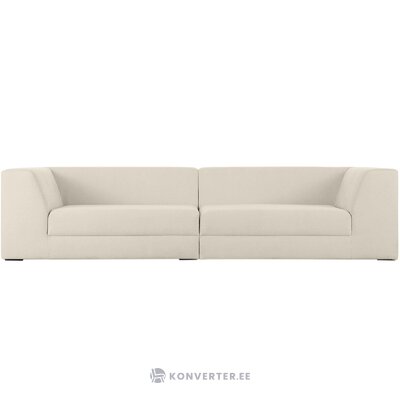 Šviesi modulinė sofa (grant) 266cm su grožio defektu