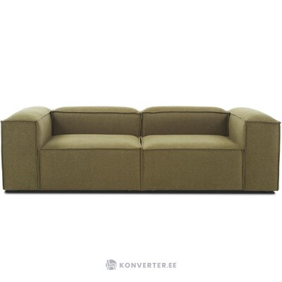 Alyvinės žalios spalvos modulinė sofa (Lennon) nepažeista