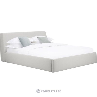 Gaiši pelēka gulta ar glabātuvi (mākonis) 180x200 neskarta