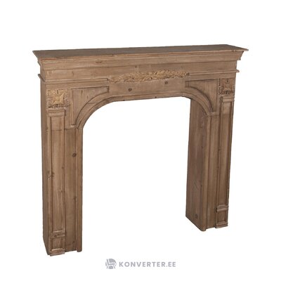 Brown design fireplace frame gerda (clayre &amp; eef) intact