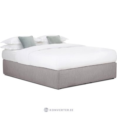Pelēka kontinentālā gulta (enja) 160x200 neskarta