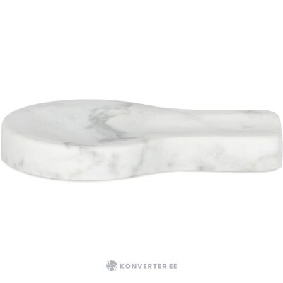 Marble spoon base (bianca) with a beauty flaw