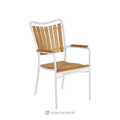 Masīvkoka dizaina dārza krēsls lizee (dacore) neskarts