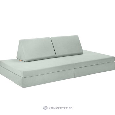 Šviesiai pilka sulankstoma modulinė sofa savoia (myfunzy) nepažeista