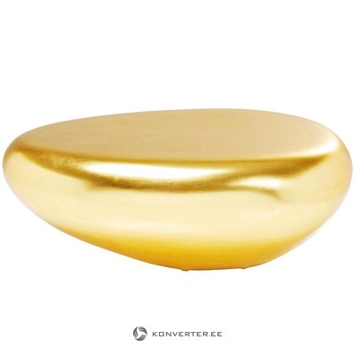 Auksinio dizaino kavos stalo akmenukas (šiurkštus dizainas)