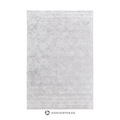 Light gray viscose carpet shiny (anderson)