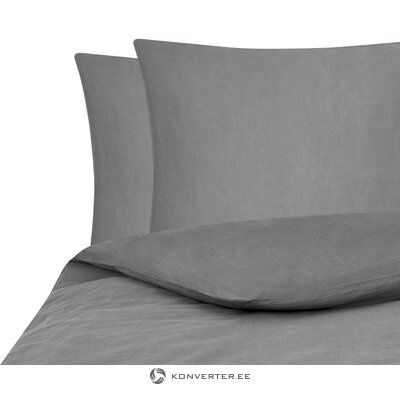 Dark gray bed linen set (arlene)