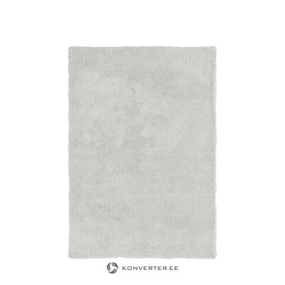 Серый мягкий пушистый ковер (лейтон) 200x300
