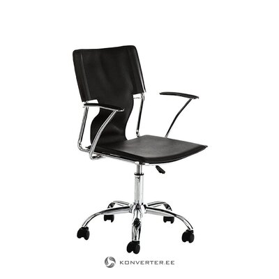 Melns biroja krēsls lūsis (tomasucci)