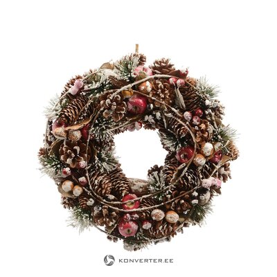 Christmas wreath frost
