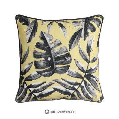 Yellow patterned decorative pillow san remo (ixia)