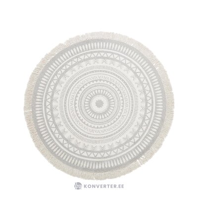 Bright round cotton design rug (benji)d=150 whole