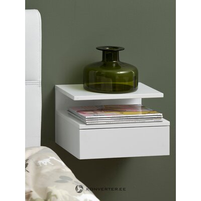 White Wall-Mounted Nightstand Ashlan (Actona)