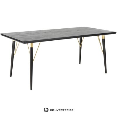 Juodas pietų stalas (marlena), salės pavyzdys, nepažeistas