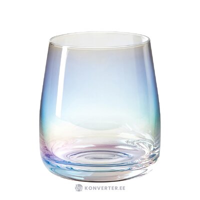 Set of 4 water glasses (rainbow), intact