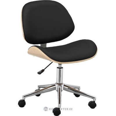 Juodos ir smėlio spalvos biuro kėdė (yoko) nepažeista