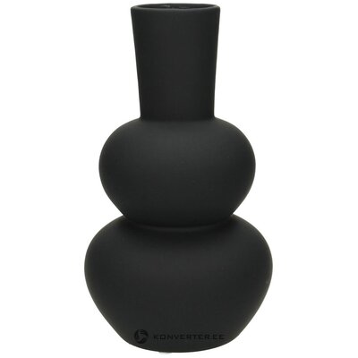 Черная ваза для цветов етан (коллекция hd)