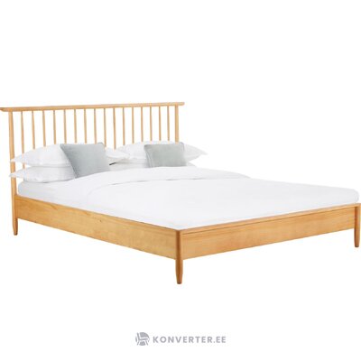 Light brown solid wood bed (Windsor) 180x200