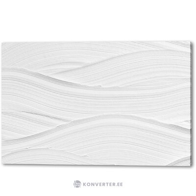 Wall picture white wave (any image) intact