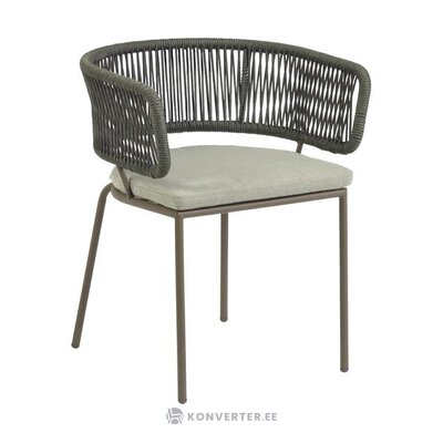 Dizaina dārza krēsls nadin (la forma) neskarts