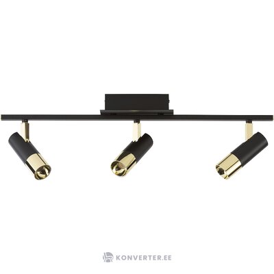 Black and gold led ceiling light (bobby-gold) intact