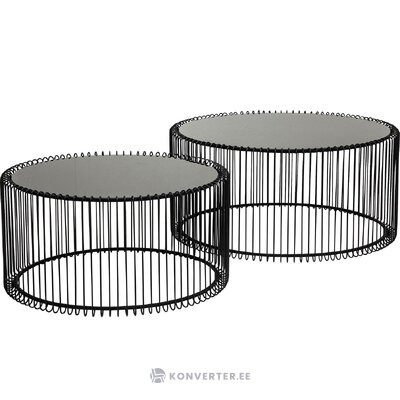 A set of metal coffee tables wire (kare design), intact