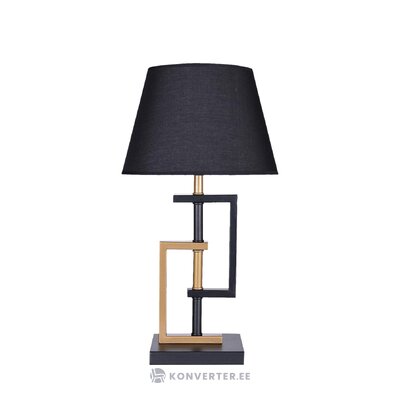 Melna dizaina galda lampa ieskaitot (asir) neskarta