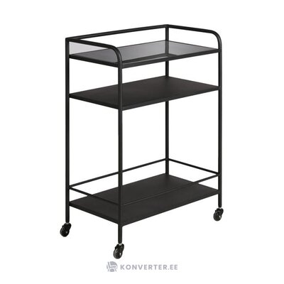 Black serving trolley in the markus (zago) intact
