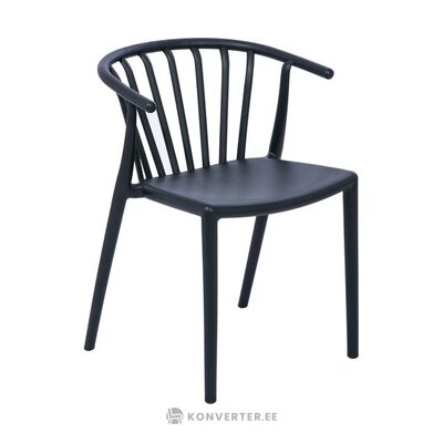 Черный садовый стул капри (предметы первой необходимости bonami) неповрежденный